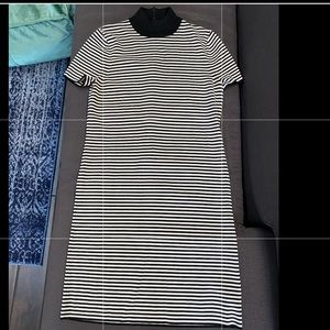 Michael Kors striped bodycon